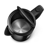 Serisi 3000 Su Isıtıcısı, 1,7 L Yaylı Kapak, Düz Isıtma Elemanı, Işık Göstergesi, Çıkarılabilir Filtre, Çeşitli Güvenlik Sistemleri, Siyah (HD9318/20)
