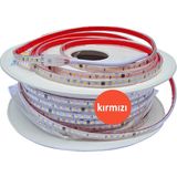 Şerit LED 120 LED 220V 100 Metre Makara - Kırmızı