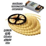 Şerit Led 3 Çipli İç Mekan Gun Şığı 5 Metre & Trafosu 5 Amper 60 Watt 12 Volt