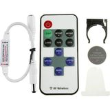 Şerit LED Kontrol Cihazları - Bluetooth ve Müziğe Duyarlı 24 Tuşlu - 6 Amper 10 Metreye Kadar - Çok Renkli - Siyah - Plastik