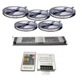 Şerit Led Rgb Kumandalı 20 Renk 3 Çipli Iç Mekan Tak Çalıştır 25 Metre