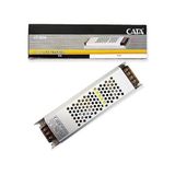 Şerit Led Trafosu 12V Cata Serisi Slim Kasa, Alüminyum Gövdeli İnce Güç Kaynağı, Kamera ve Şerit Led Uyumlu (60W - 360W) 5, 12.5, 16.5, 21, 30 Amper (204, Vat)