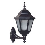 SERKAN AYDINLATMA Teras Balkon Bahçe Apliği Modern Boy 42cm Siyah Bahçe Aydınlatması Aplik Lambası 970