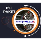 Sermatik 8'li Pratik Kar Zinciri Serme Mahmuzlu Zincir