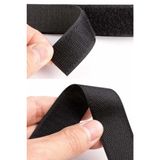 Sermet Süs Dünyası 1 Metre Siyah Cırt - En 2Cm X Boy 1Mt - Cırt Cırtlı Bant - Kaliteli Cırt Bant - Cırt Cırt Band