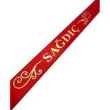 Sermet Süs Dünyası (3 ADET) Kırmızı Sağdıç Kurdelesi Sağdıç Kolluk Kol Kurdele Kına Gecesi Düğün Malzemeleri