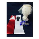Sermet Süs Dünyası Düğün Gelin Damat Takı Merasimi Için Takı Kurdelası Iğne Ve Iğnelik Set Iğnedanlık Takı Kurdesi
