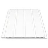 SerMimar Fugalı Beyaz Plastik Pvc Duvar - Tavan Lambiri / 30 Adet 20 Cm X 1 Metre - 6 Metrekare