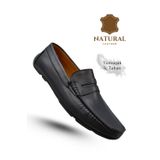 Sermoda Erkek Loafer - Hakiki Deri Rok Loafer Erkek Ayakkabı Lacivert
