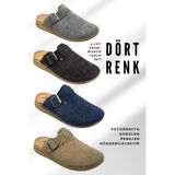 sermoda Erkek Terlik Seti - 4'lü Dörtlü Erkek Trelik Misafir Terlik Seti