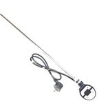 Sern 1000W Siyah Renk Yuvarlak Dijital HP015 Model Havlupan Isıtıcı Rezistans 230V L:720MM 1/2'' (Yarım Parmak)