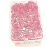 Sern 1,5 mm Çift Girişli Izoleli Kablo Yüksüğü – Alman Norm – Kırmızı – 1 Paket (500 Adet) - Ütü