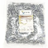 Sern 2,5 mm Tek Girişli Izoleli Kablo Yüksüğü - Fransız Norm - Gri - 1 Paket (500 Adet) - Ütü