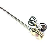 Sern 400W Altın Renk On/Off HP03 Model Havlupan Isıtıcı Rezistans 230V L:370mm 110cm TTR Fişli 1/2'' (Yarım Parmak) - Çamaşır Kurutma Makinesi