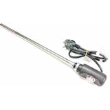 Sern 400W Siyah Renk On/Off HP03 Model Havlupan Isıtıcı Rezistans 230V L:370mm 110cm TTR Fişli 1/2'' (Yarım Parmak) - Çamaşır Kurutma Makinesi