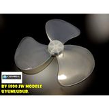 Sern Rowell Rv 5800 Jw Modele Uyumlu Vantilatör Pervanesi 3 Kanat 16INÇ 36CM Yumuşak Esnek