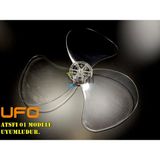 Sern Ufo Atsfı 01 Modele Uyumlu Vantilatör Pervanesi 3 Kanat 36CM Sert 16INÇ Şeffaf