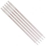 Serolojik Pipet 25 Ml - 100 Borosilikat (Dayanikli) Cam - 5 Adetlik Set - Taksimat:0.1ml