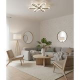 Serra 6lı Krom Avize Salon Oturma Odası Avize - Gümüş
