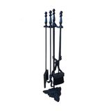 Serra Üçgen Ayaklı Siyah Şömine Maşa Takımı