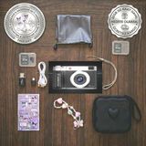 Serreha 4K Çantalı Dijital Retro Video Kamera 48MP 16X Zoom Işıklı (32GB Hafıza Kartı Hediye) - Siyah
