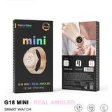 Serreha Haino Teko G18 Mini Real Amoled Akıllı Saat - Şık ve Zarif Tasarım - Rose - Gold