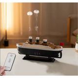 Serreha Titanic Gemi Modeli Aromaterapi Hava Nemlendirici - Siyah