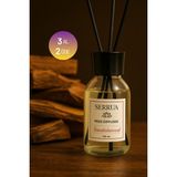 Serrua Sandal Ağacı Çubuklu Oda Kokusu 100ML Bambu Kokusu Sandalwood Reed Diffuser 100ML