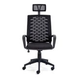 Sers Home&Office Fileli Yönetici Makam Koltuğu-Siyah Başlıklı Büro Ofis Müdür Koltuğu