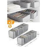 Serstil 11 Gözlü Gri Benekli Çekmece Içi Düzenleyici Organizer – Small - 11 x 41 x 12 cm - 2 Adet