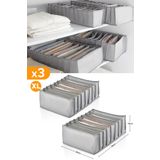 Serstil 2 Adet - 8 Gözlü Gri Benekli Çekmece Içi Düzenleyici Organizer – Xlarge