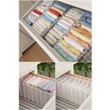 Serstil 2 Adet - Small 11 Gözlü Dolap Içi Akardiyon Organizer 12 X 40 X 12