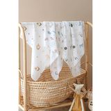 Serstil 3 Adet 80X95 cm Müslin Bebek Örtü / Battaniye / Kundak / Omuz Bezi Set