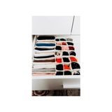 Serstil 31 Gözlü Petekli Cepli Bej Polipropilen Çekmece Düzenleyici 42x32x11 cm Çorap İç Çamaşırı Organizer