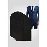 Serstil 5 Siyah Takım Elbise Kılıfı-Gamboç 62x102 cm Non-woven Malzeme ile Tozdan Koruma