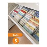 Serstil 6 Adet - Small 11 Gözlü Çekmece Içi Düzenleyici Organizer 12 X 40 X 12