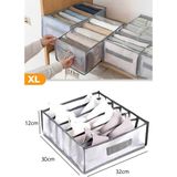Serstil 6 Gözlü Kulplu Çekmece Içi Düzenleyici Organizer - XLarge 32x30x12 cm