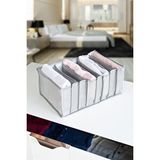 Serstil 8 Gözlü Çekmece İçi Antrasit Çizgili Düzenleyici Organizer - Large 24 X 37 X 18 Gri