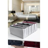 Serstil 8 Gözlü Çekmece Içi Antrasit Düzenleyici Organizer - Xlarge 30 x 39 x 14 cm - Koyu Gri