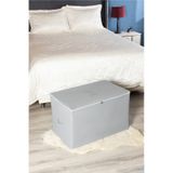 Serstil Büyük Boy Baskı Detaylı Antrasit Hurç 74 X 46 X 46 Cm gri