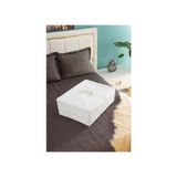 Serstil Büyük Boy Baza Altı Hurç – Hava Geçirgen, Toz ve Kir Koruması, Beyaz, 62x46x22 cm Saklama Çantası