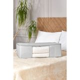 Serstil Gri Benekli Pencereli Mega Boy Hurç 74 x 46 x 22 cm Hava Geçirgenliği ile Eşyalarınızı Korur