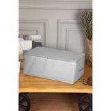 Serstil Küçük Boy Gri Benekli Hurç 52 x 28 x 21 cm Tozdan Koruma Sağlayan Hava Geçirgen Özellik