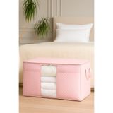 Serstil Pencereli Yastık Hurcu 75 x 40 x 40 cm - Pembe Benekli