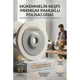 Sert 100MM Yün Polisaj Flap Keçe - Matkap ve Spiral Uyumlu Metal Cam Parlatma Çarkı 723110