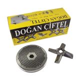 Sert Çelik 32 No Çelik Kıyma Makinası Aynası ve Bıçağı (Takım) 3,5mm