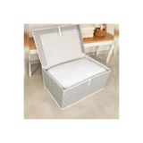 Sert Duvarlı Katlanabilir Kumaş Hurç Kapaklı çok amaçlı mega kutu 60x40x30 cm