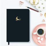 Sert Kapak Noktalı Defter Koyu Lacivert 13,5X20 cm - Karışık-Çok Renkli - Ciltli - 13*20