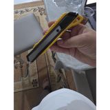 Sert Plastik Gövdeli Profesyonel Maket Bıçağı - Ağır Hizmet Tipi Emniyetli Falçata, Otomatik Kilitli Kesim Bıçağı (Koli, Karton, Halı ve İnşaat İşleri İçin - Sarı/Siyah)