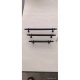 Sert Polimer 160 Mm Siyah Boru Kulp Mutfak Dolap